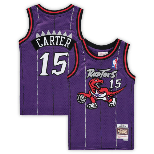 Vince Carter Toronto Raptors Mitchell & Ness Preschool 1998-1999 Hardwood Classics Throwback Team Jersey – Purple