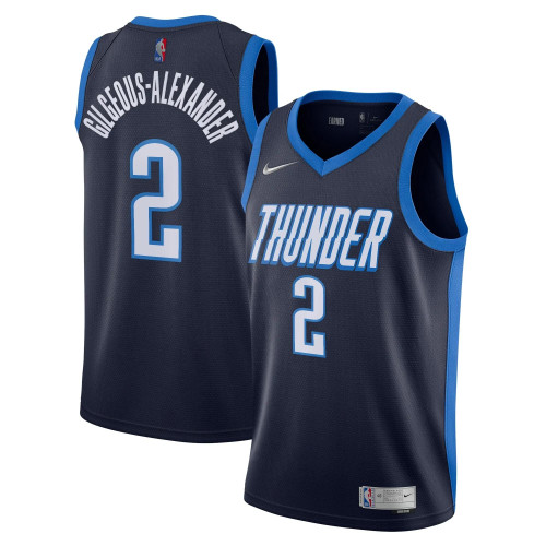 Oklahoma City Thunder Nike Earned Edition Swingman Jersey - Shai Gilgeous-Alexander - Mens