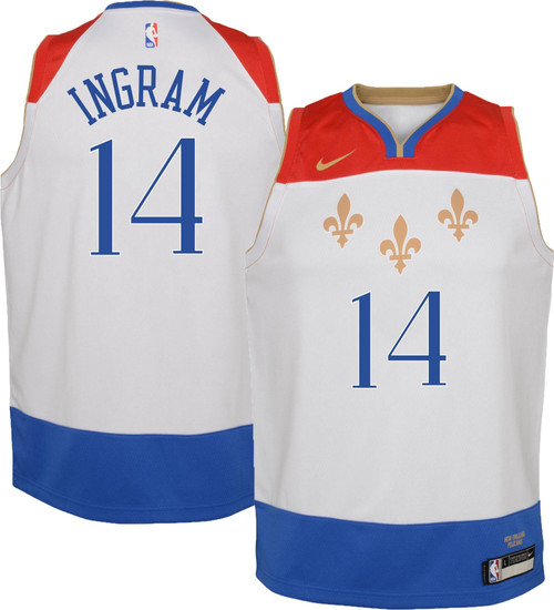 Nike  2020-21 City Edition New Orleans Pelicans Brandon Ingram #14 Dri-Fit Swingman Jersey