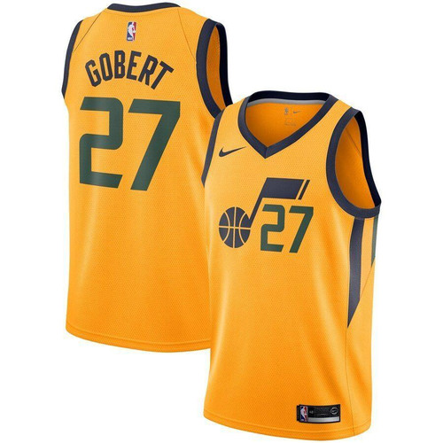 Rudy Gobert Utah Jazz Jersey Statement Edition Gold 2019