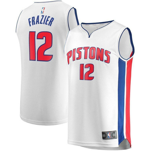 Tim Frazier Detroit Pistons Fast Break Jersey White Association Edition 2019