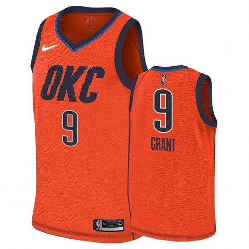 Oklahoma City Thunder Jerami Grant #9 Sunset Split Jersey