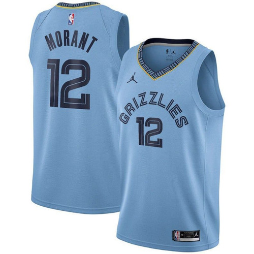 Men Memphis Grizzlies Ja Morant 12 Jersey Jersey