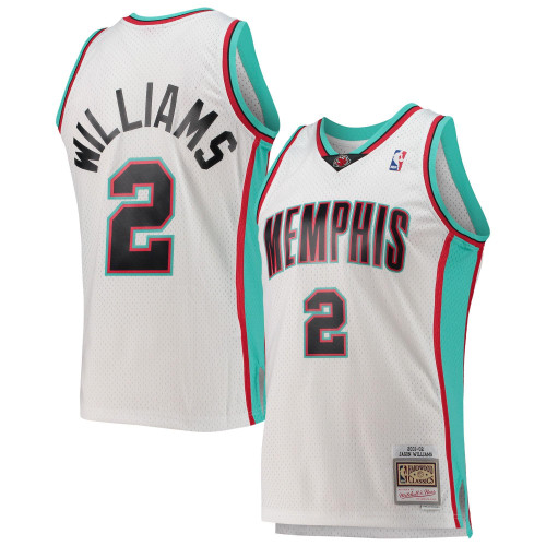 Jason Williams Memphis Grizzlies 2001/02 Hardwood Classics White Jersey gift for Memphis Grizzlies fans