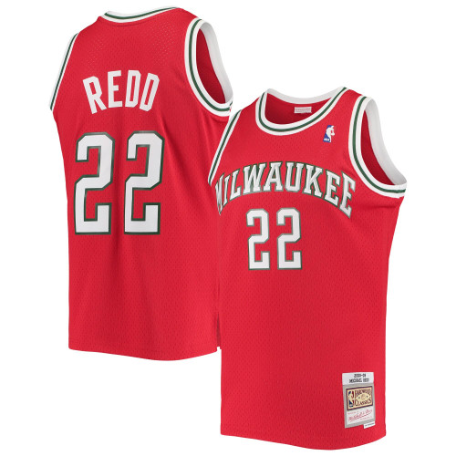 Michael Redd Milwaukee Bucks Mitchell & Ness 2008-09 Hardwood Classics Swingman Jersey - Red