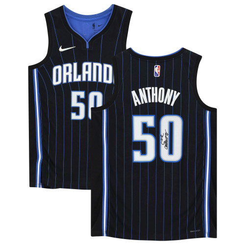 Cole Anthony Orlando Magic Fanatics  Autographed 2020 - 2021 Diamond Nike Replica Replica Replica Swingman Jersey