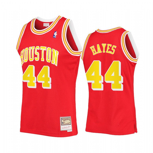 Elvin Hayes #44 Houston Rockets Red Hardwood Classics Jersey