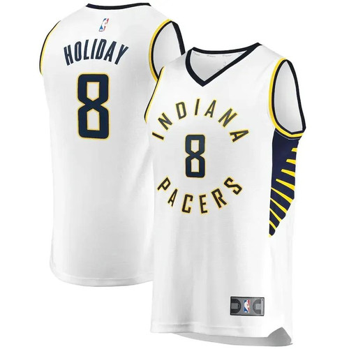 Justin Holiday Indiana Pacers Fast Break Player Replica Jersey - Association Edition - White
