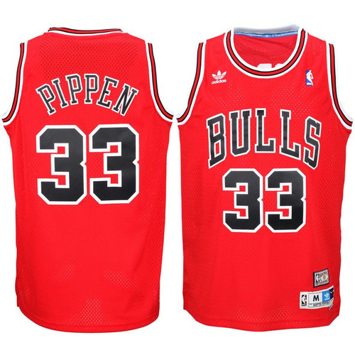 Men'S Scottie Pippen Chicago Bulls Red Hardwood Classics Swingman Jersey