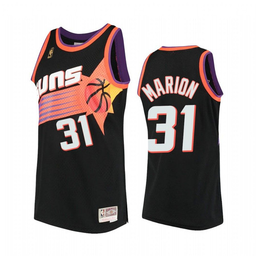 Shawn Marion #31 Phoenix Suns Hardwood Classics Jersey Black
