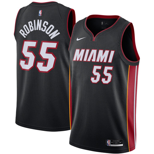 Duncan Robinson Miami Heat Nike Replica Replica Replica 2020/21 Swingman Jersey Black - Icon Edition