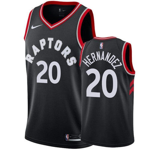Men'S Toronto Raptors Dewan Hernandez #20 Statet Nba Jersey