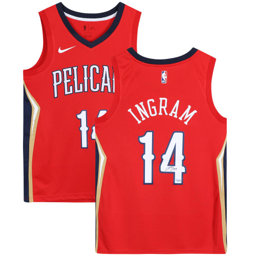 Brandon Ingram New Orleans Pelicans Fanatics  Autographed Red Nike Replica Replica Replica Swingman Jersey