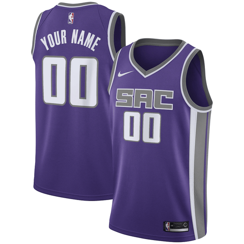 Sacramento Kings Nike 2020/21 Swingman Custom Jersey – Icon Edition - Purple