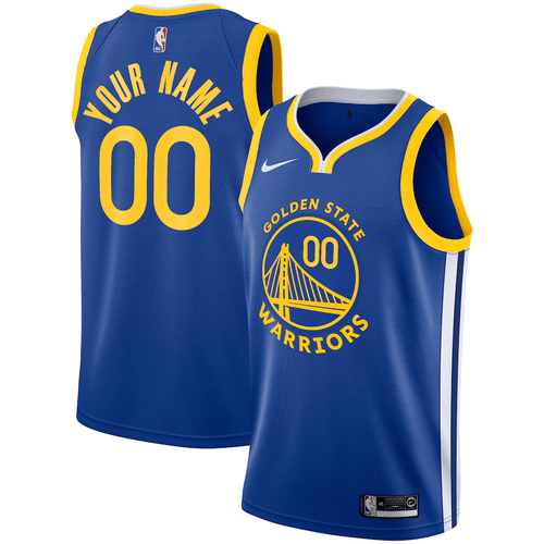 Golden State Warriors Nike 2020/21 Swingman Custom Jersey – Icon Edition - Royal