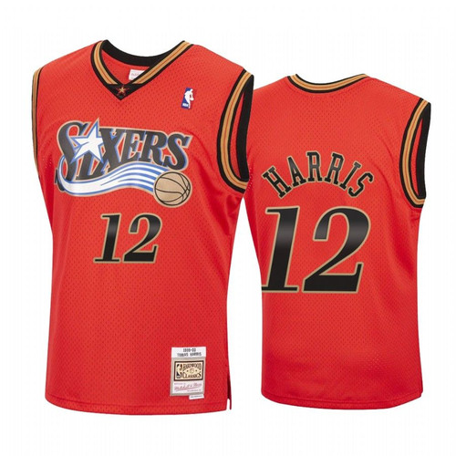Tobias Harris #12 Philadelphia 76Ers Reload Jersey Red