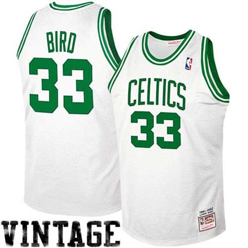 Male Larry Bird Boston Celtics #33 1992 Hardwood Classics Jersey