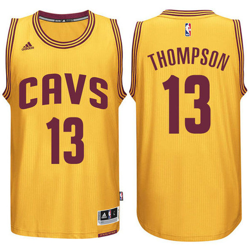 Male Cleveland Cavaliers #13 Tristan Thompson New Swingman Gold Jersey
