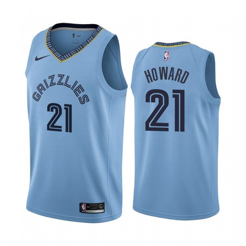 Men'S Memphis Grizzlies Dwight Howard #21 Statet Jersey