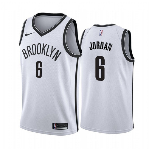 Men'S Brooklyn Nets Deandre Jordan #6 Association Jersey