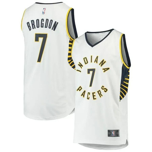 Malcolm Brogdon Indiana Pacers Fast Break Replica Player Jersey - Association Edition - White