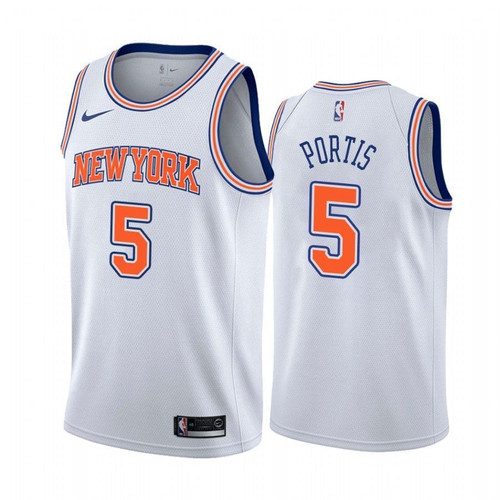 Men'S New York Knicks Bobby Portis #1 Statet Jersey
