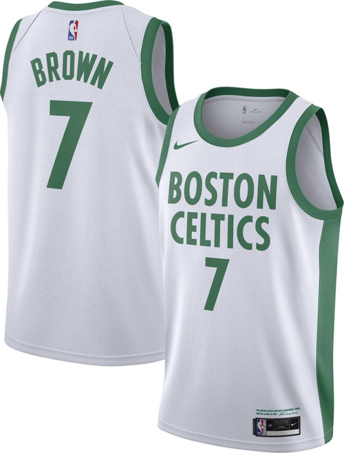 Nike Replica Replica Replica Men'S 2020-21 City Edition Boston Celtics Jaylen Brown #7 Dri-Fit Swingman Jersey