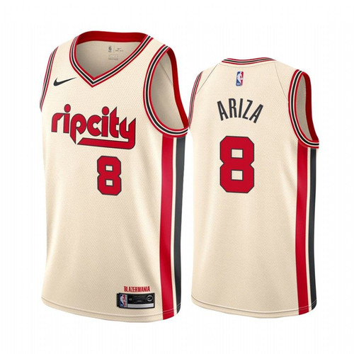 Trevor Ariza Portland Trail Blazers 2020 Cream City #8 Jersey