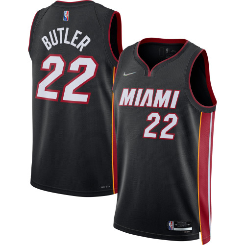 Jimmy Butler Miami Heat Nike Replica Replica Replica 2021/22 Diamond Swingman Jersey - Icon Edition - Black