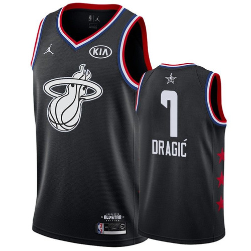 Men'S Miami Heat #7 Goran Dragic 2019 All-Star Jersey - Black