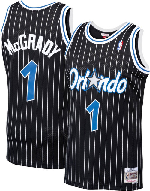 Mitchell & Ness Men'S Orlando Magic Tracy Mcgrady #1 Swingman Black Jersey