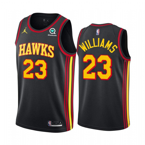 Lou Willians 23 Atlanta Hawks Black Jersey