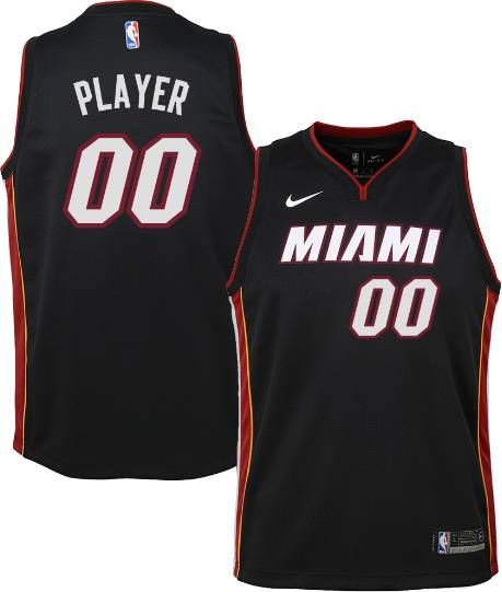 Nike Replica Replica Replica  Full Roster Miami Heat Black Dri-Fit Swingman Jersey