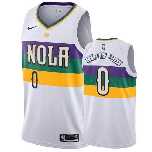 New Orleans Pelicans Nickeil Alexander-Walker #0 City Men'S Jersey