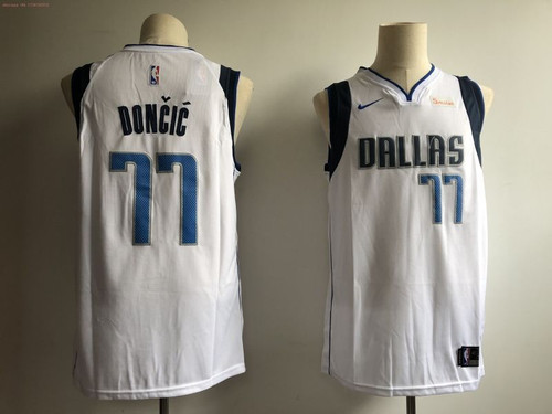 Dallas Mavericks Luka Doncic #77 2020 Nba New Arrival White Jersey