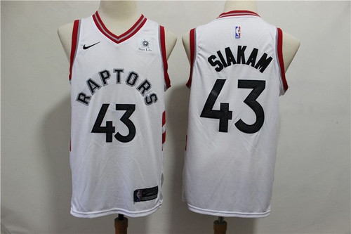 Toronto Raptors Pascal Siakam #43 2020 Nba New Arrival White Jersey