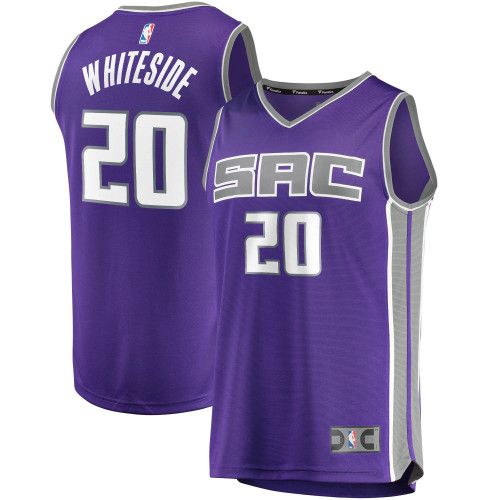 Men'S Fanatics Branded Hassan Whiteside Purple Sacramento Kings 2020/21 Fast Break Replica Jersey - Icon Edition