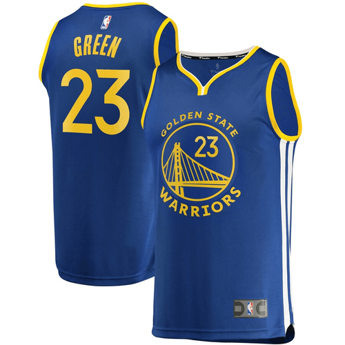 Draymond Green Golden State Warriors Fanatics Branded Fast Break Replica Player Team Icon Edition Royal 3D Jersey