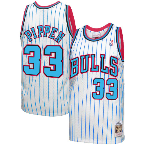 Scottie Pippen Chicago Bulls Mitchell & Ness 1995-96 Hardwood Classics Reload 3.0 Swingman Jersey - White