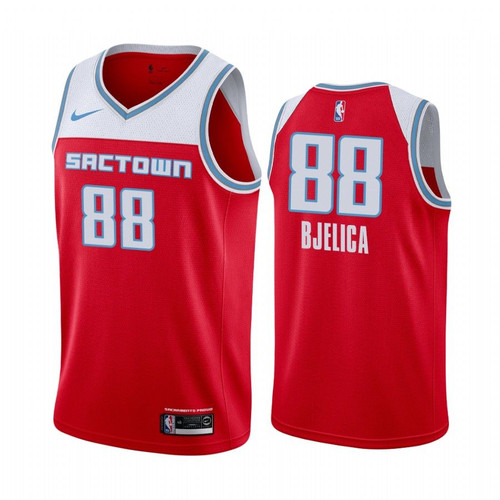 Nemanja Bjelica Sacramento Kings 2019-20 Red City Edition Jersey