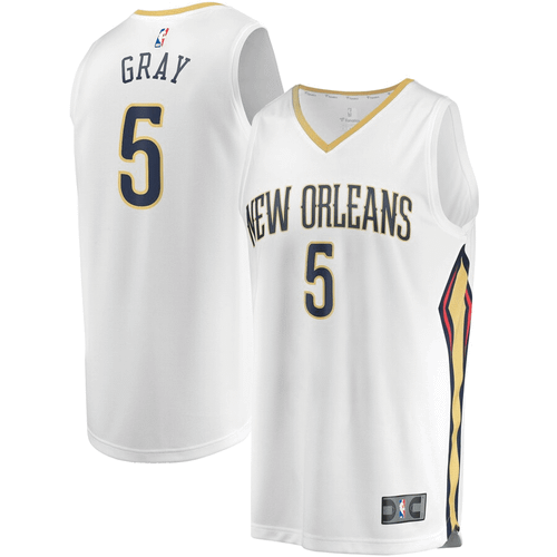 Josh Gray New Orleans Pelicans Fanatics Branded Fast Break Player Association Edition White 3D Jersey