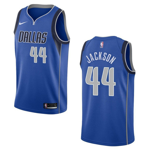 Dallas Mavericks 44 Justin Jackson Icon Swingman Blue 3D Jersey