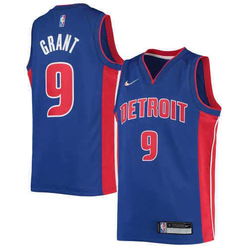 Jerami Grant Detroit Pistons Nike Replica Replica Replica  2021/22 Diamond Swingman Jersey - Icon Edition - Blue