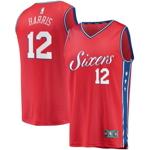 Tobias Harris Philadelphia 76Ers Fanatics Branded Fast Break Replica Player Team Statement Edition Red 3D Jersey