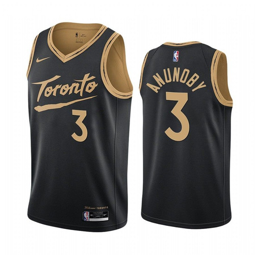 Og Anunoby Toronto Raptors Black City Edition 2020-21 Jersey