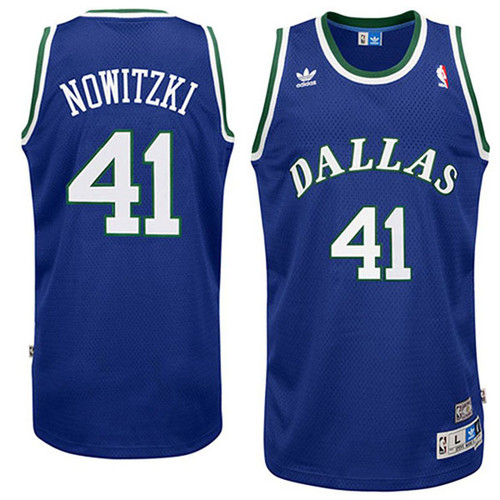 Male Dirk Nowitzki Dallas Mavericks Soul Swingman Throwback Jersey