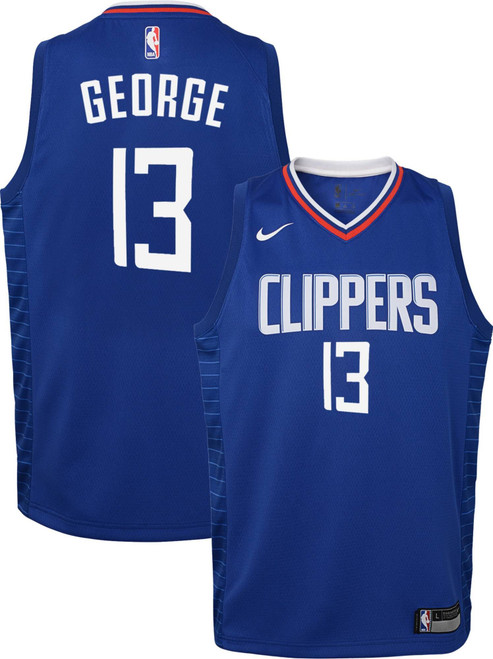 Nike  Los Angeles Clippers Paul George #13 Royal Dri-Fit Swingman Jersey