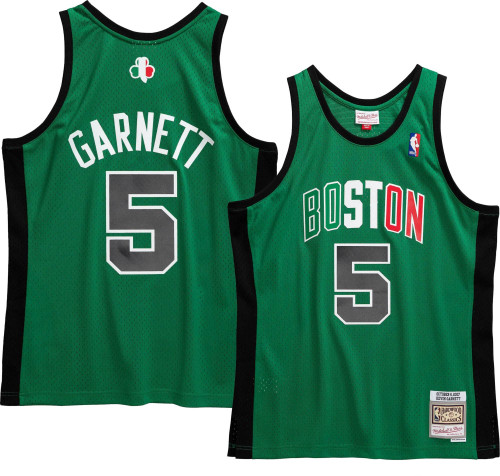 Mitchell & Ness Men'S Boston Celtics Kevin Garnett #5 Swingman Green Jersey