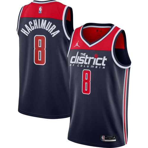 Rui Hachimura Washington Wizards Jordan Brand 2020/21 Swingman Player Jersey - Statement Edition – Navy