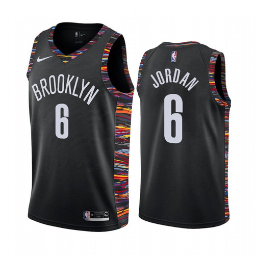 Brooklyn Nets Deandre Jordan #6 City Men'S Jersey